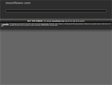Tablet Screenshot of moonflower.com